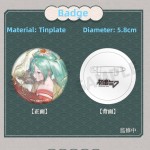 Vocaloid Hatsune Miku GSC High Mountains and Flowing Waters Melody Collection Moeyu Miku Merch Badge Standing Pendant Delicate Accessories